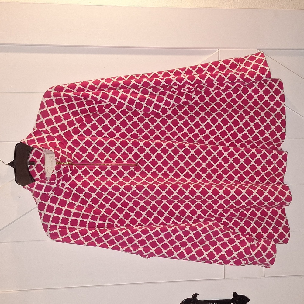 Pappagallo Pink & White Long Sleeve Shirt